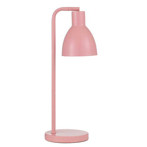 Blush pink store standing lamp